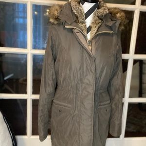 Abercrombie & Fitch Parka Fir lined coat